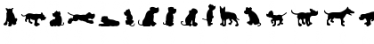 Dog30 Silhouette Font Dog30 Silhouette Font