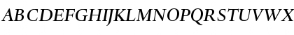 DTL Haarlemmer D Caps Medium Italic Font