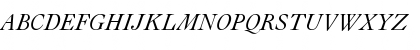 Engravers' Oldstyle 205 Italic Font Engravers' Oldstyle 205 Italic Font