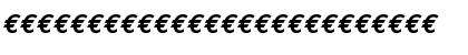 Euro Mono Bold Italic Font