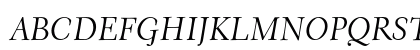 EldoradoText LightItalicSC