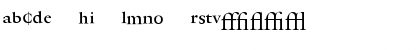 GalliardExpCC Regular Font GalliardExpCC Regular Font