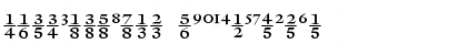 GalliardFracCC Regular Font