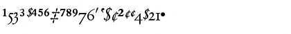 Garamond Fractions BQ Regular Font