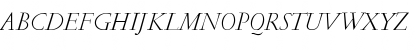 GaramondLight Italic Font