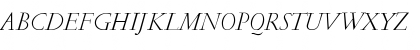 GaramondLight Italic Font GaramondLight Italic Font