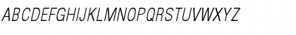Helvetica Condensed Light Oblique Font