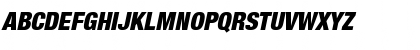Helvetica Neue LT Pro 97 Black Condensed Oblique Font
