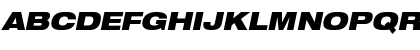 Helvetica Neue LT Pro 93 Black Extended Oblique Font