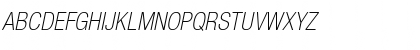 Helvetica Neue LT Pro 37 Thin Condensed Oblique Font