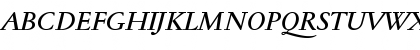 Jannon Text Med SC Italic Font