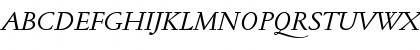Jannon Text OSF Italic Font Jannon Text OSF Italic Font