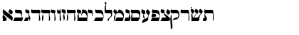 Jiddish Regular Font