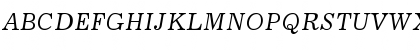 JournalC Italic Font