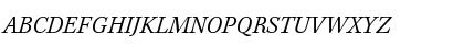 Kepler Std Light Semicondensed Italic Caption Font