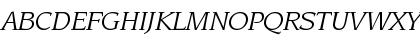 ITC Leawood Book Italic Font