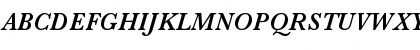 Baskerville Semi Bold Italic Font