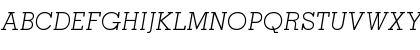 Memphis LT Std Light Italic Font