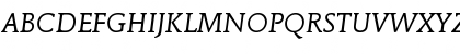 ITC Mendoza Roman Book Italic Font