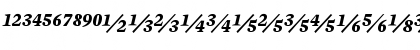 Mercury Numeric G1 Bold Italic Font
