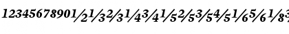 Mercury Numeric G1 Semi Italic Font
