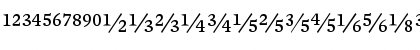 Mercury Numeric G2 Roman Font