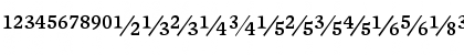 Mercury Numeric G4 Roman Font