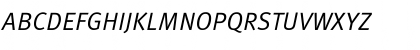 Meta Normal Caps Italic Font