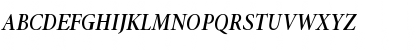 Minion Pro Semibold Cond Italic Subhead Font