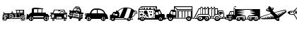 MiniPics LilVehicles Font MiniPics LilVehicles Font