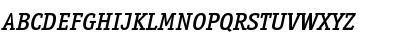 OfficinaSerifMediumOSC Italic Font