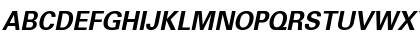 Univers LT 45 Light Bold Italic Font