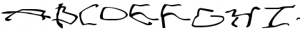 001 Stretched-Strung Wide Regular Font 001 Stretched-Strung Wide Regular Font