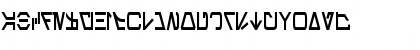 Aurebesh Condensed Bold Font