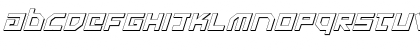 Uno Estado 3D Italic Italic Font