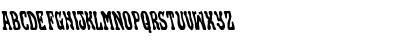 Black Gunk Leftalic Italic Font