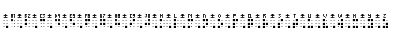 Braille Punch Regular Font