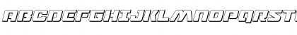Drone Tracker 3D Italic Italic Font