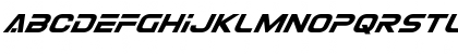 Eurofighter Super-Italic Italic Font Eurofighter Super-Italic Italic Font
