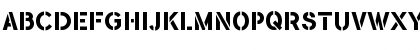 Flamante Stencil Bold Font