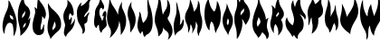 Flame on Black Regular Font