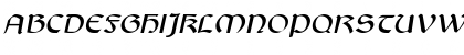Gaelic kursiv Font Gaelic kursiv Font