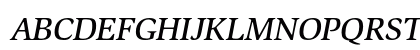ITC Slimbach Medium Italic