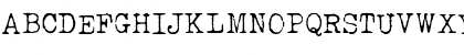 LUCKY TYPEWRITER Normal Font LUCKY TYPEWRITER Normal Font