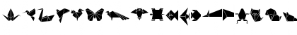 OrigamiBats Regular Font OrigamiBats Regular Font