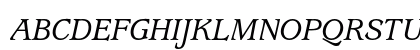 ITC Usherwood Std Medium Italic