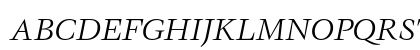 ITC Veljovic Std Book Italic