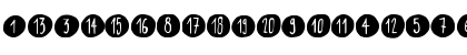 Scribynumbers Medium Font