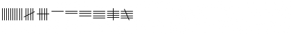 Tally Mark Regular Font Tally Mark Regular Font