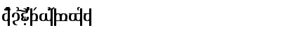 TengwarOptimeDiagon Regular Font